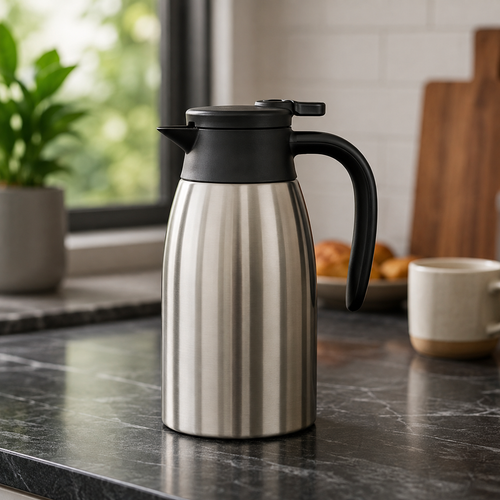 Premium Insulated Penguin Vacuum Coffee Pot Stainless Steel