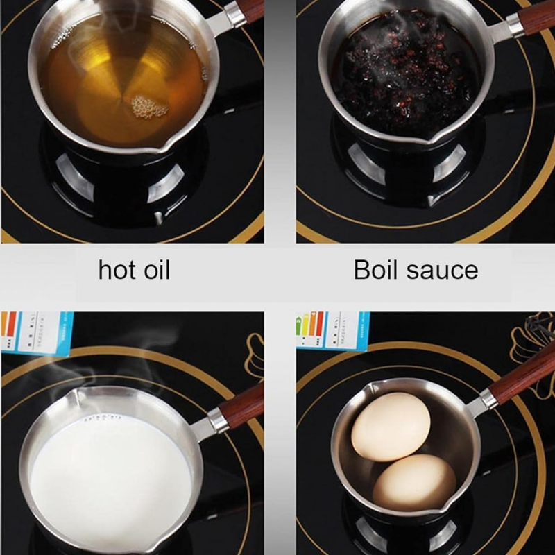 Stainless Steel Hot Oil Frying Pan