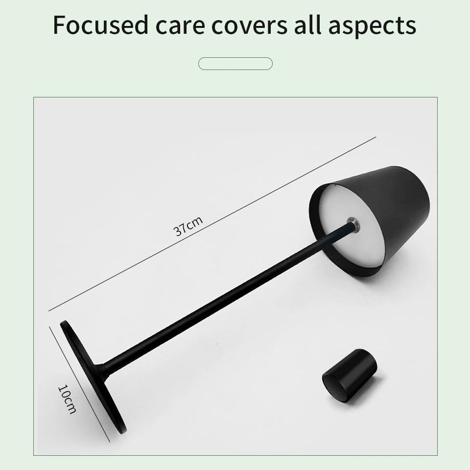 3 Colors Mode Rechargeable LED Table Lamp Touch Switch