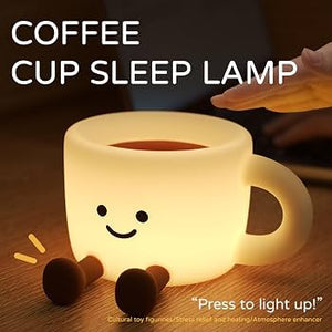 Adjustable Timer Cute Cup Night Lamp