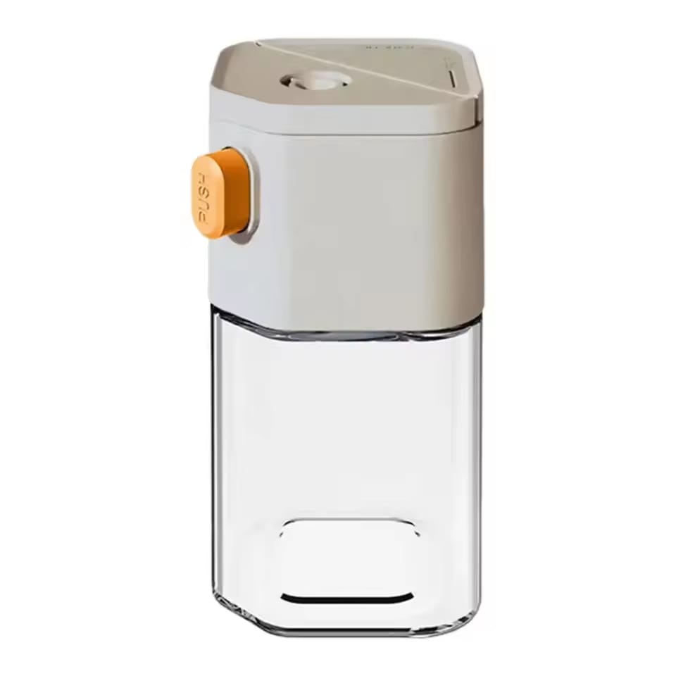 Dual Purpose Salt & Pepper Spice Bottle Glass Seasoning Jar