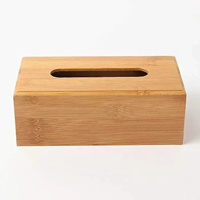 Bamboo Wooden Tissue Box Holder