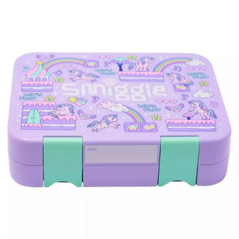 Smiggle 4 Grid Bento Lunch Box