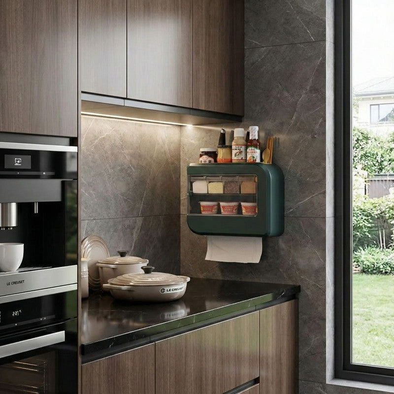 Wall Mounted Seasoning Spice Rack