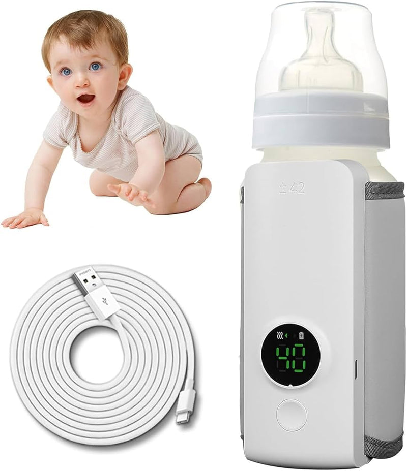 Portable Feeder Warmer, Rechargeable Bottle Warmer For Trave