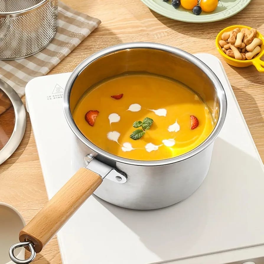 Premium Stainless Steel Frying Pot