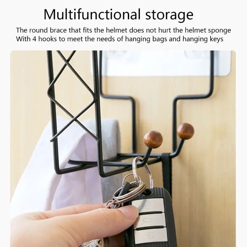 Multipurpose Wall Mounted Heavy Duty Storage Hook Organizer