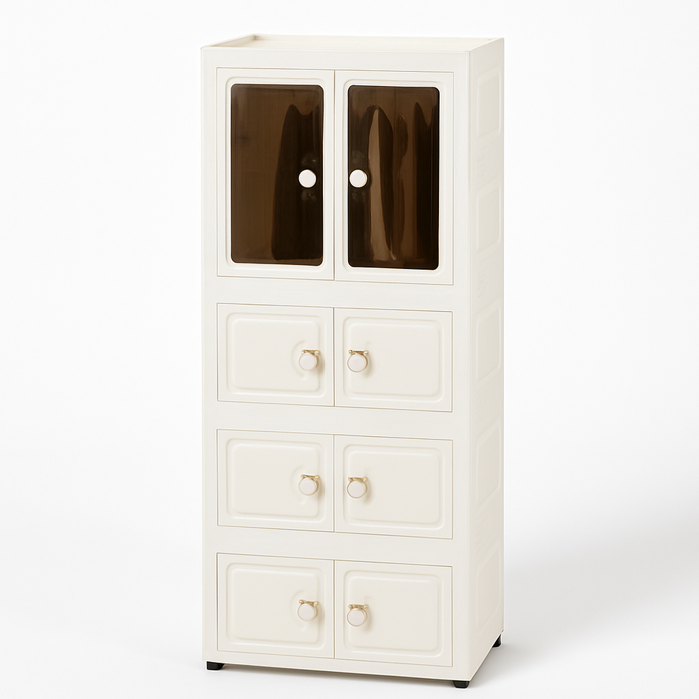 multi-Layer Foldable Plastic Storage Cabinet Or Wardrobe