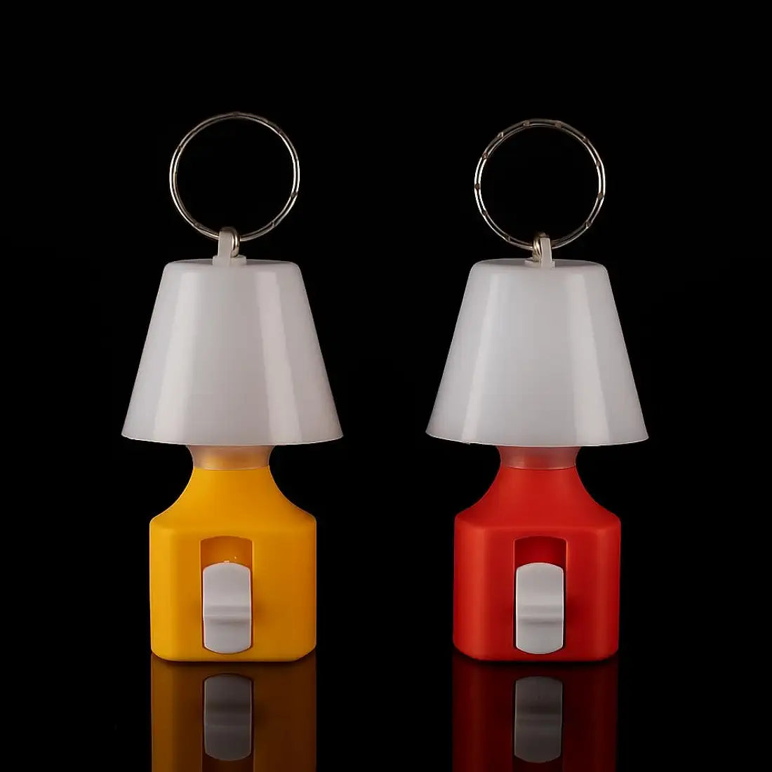 Set Of 3 Mini LED Lamp Keychain