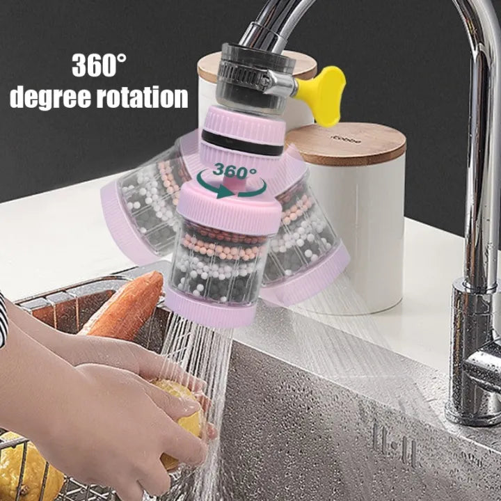 6 Layer Filtration 360⁰ Rotating Faucet Sprayer Water Purifier