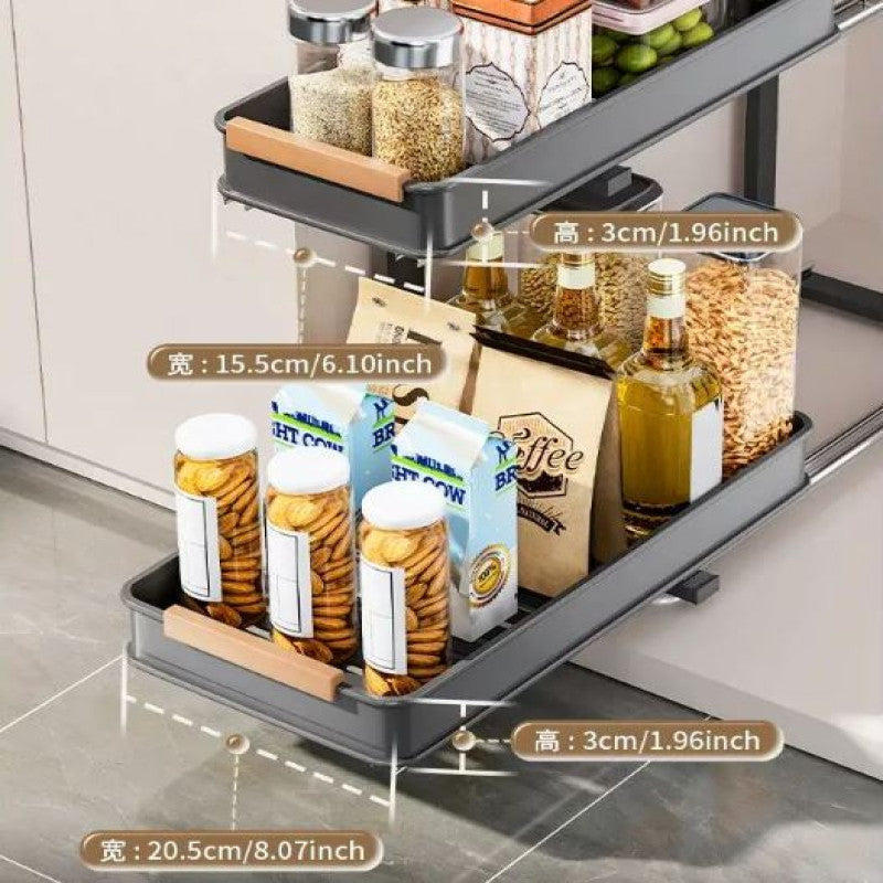 Multifunctional Metal Adjustable Kitchen Storage Rack