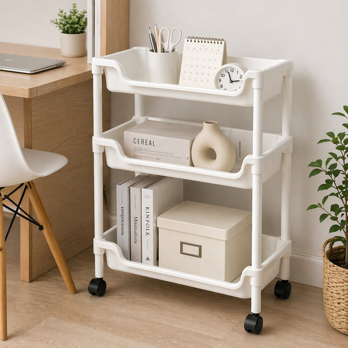 Multifunctional 3-Tier Storage Rack