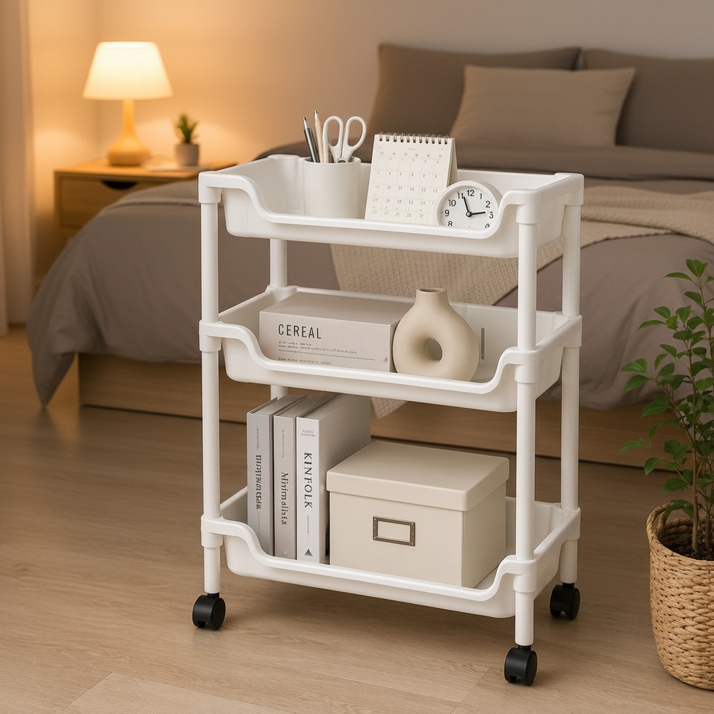 Multifunctional 3-Tier Storage Rack