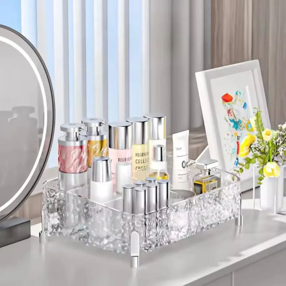 Acrylic Glacier Style Makeup Brush Organizer