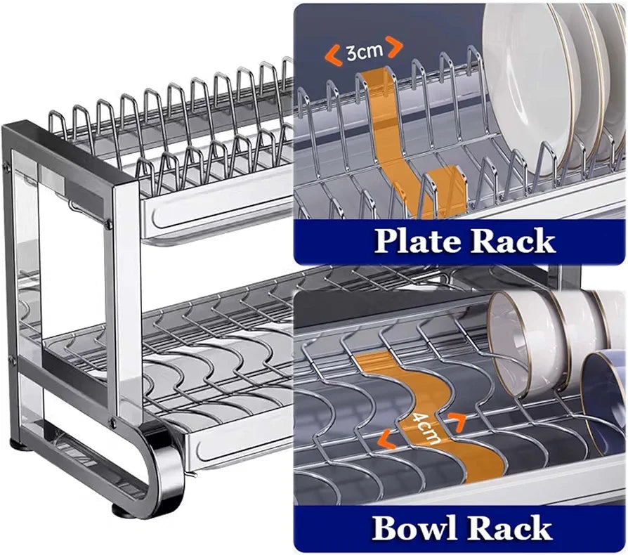 Stainless Steel Heavy Quality Kitchen Dishes Rack
