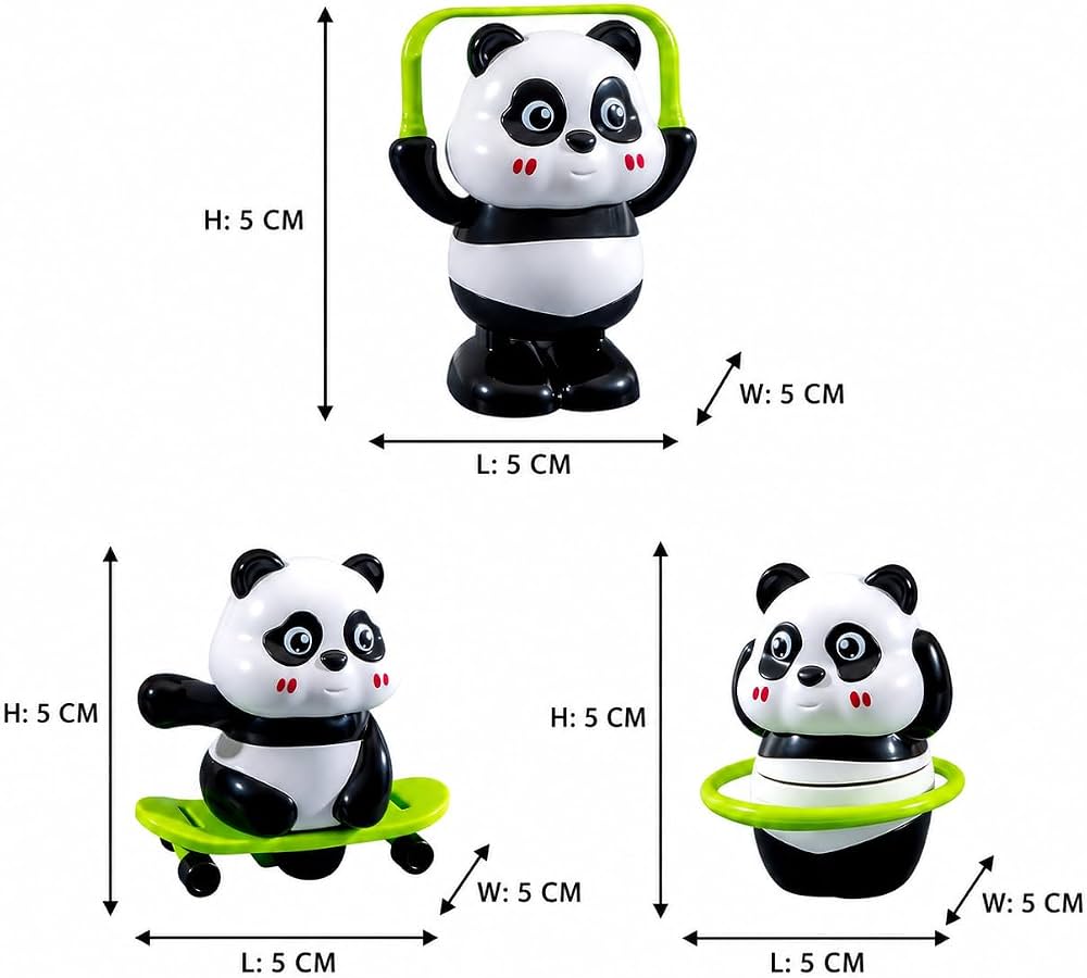 Multi Action Kids Panda Dancing & Skateboard Toy