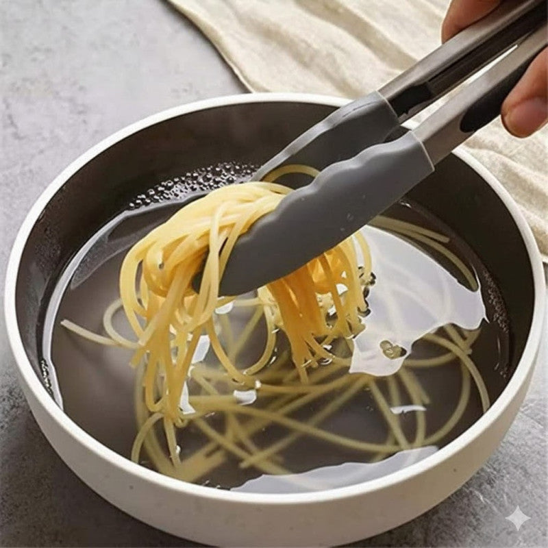 Multipurpose Silicone Grip Cooking Tongs