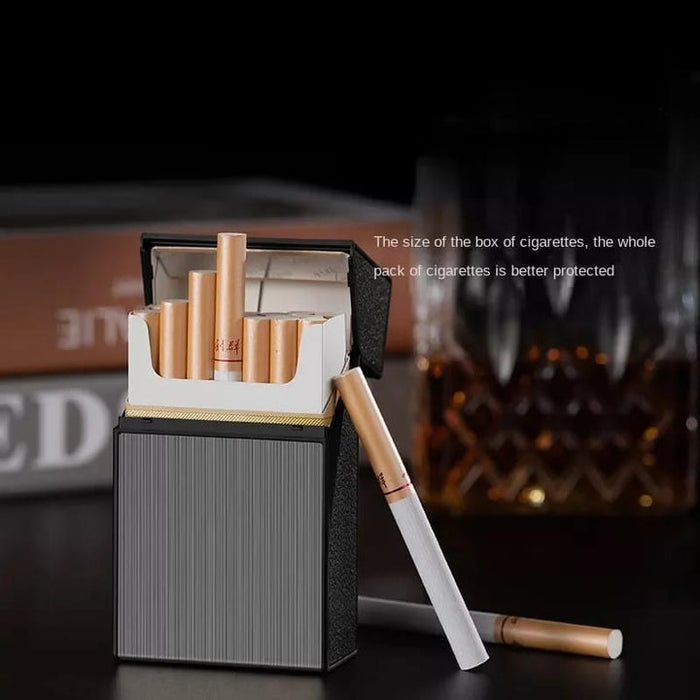 Rechargeable Lighter With Smart Cigarette Case