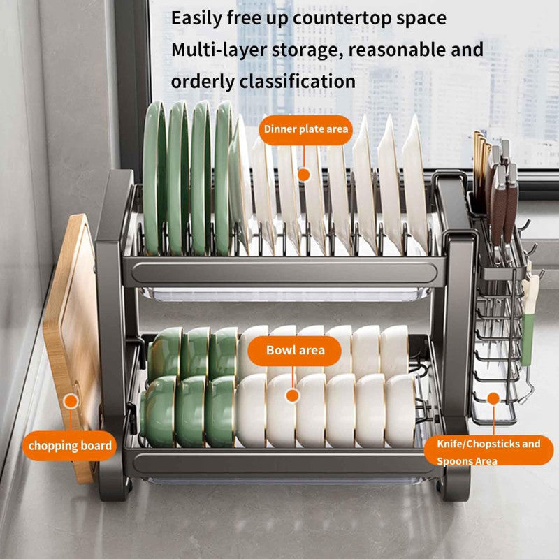 Stainless Steel Heavy Quality Kitchen Dishes Rack