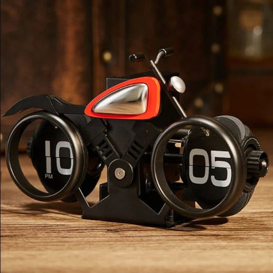 Vintage Motorcycle Antique Clock