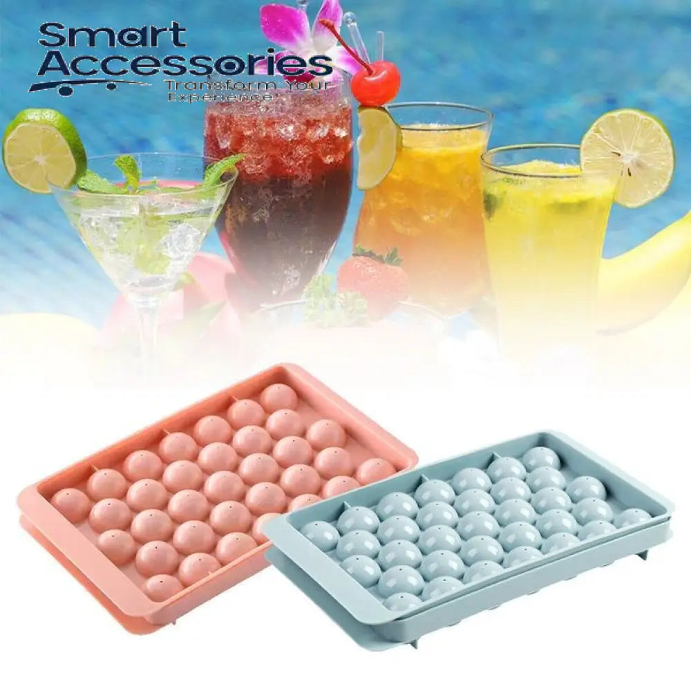 Round Ice Cube Tray With Lid