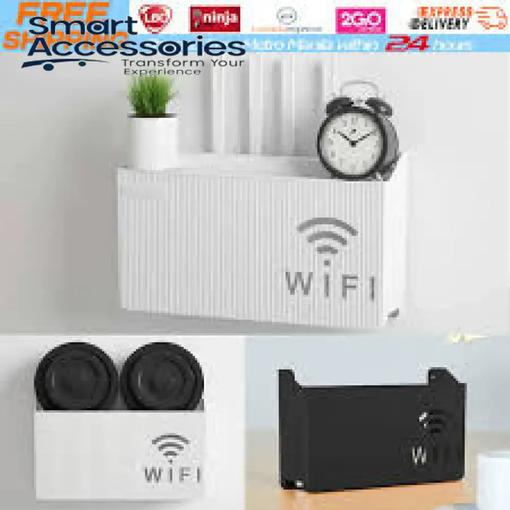 Router Storage Box Wall-Mounted