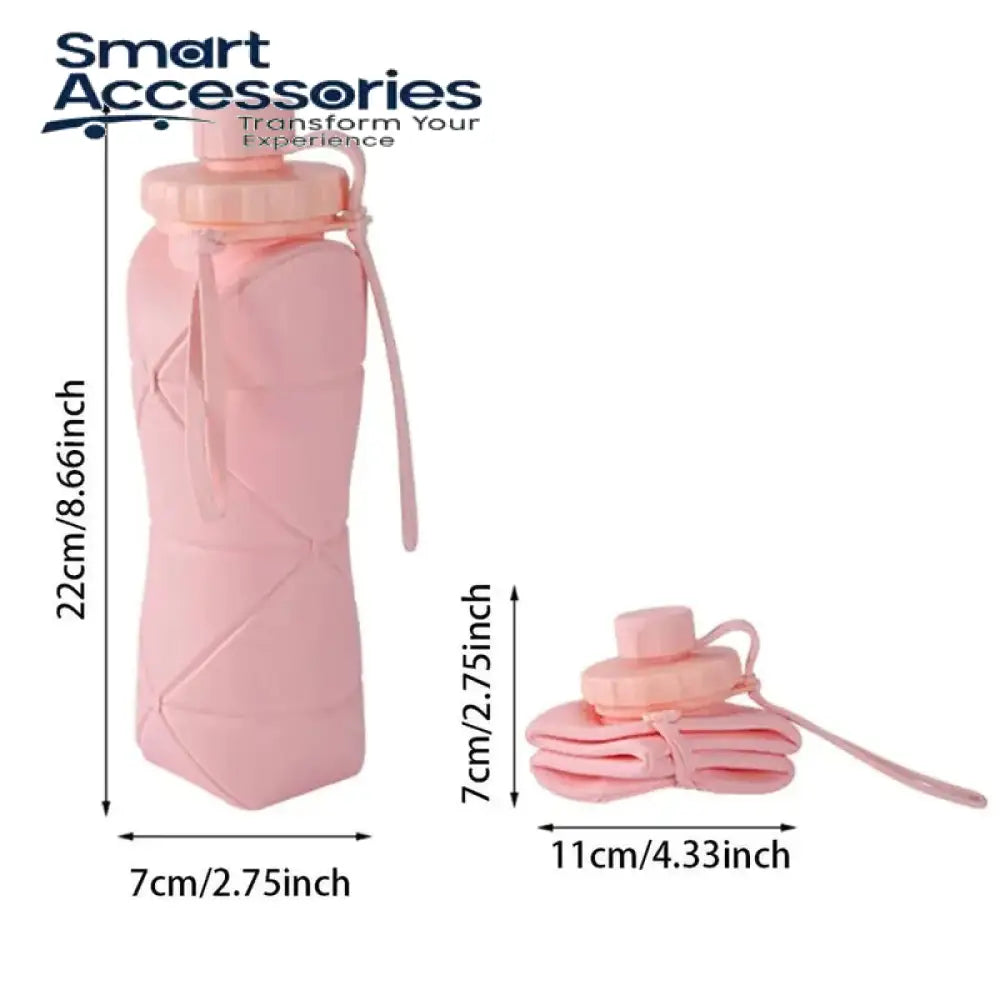 Silicone Foldable Water Bottle 600Ml