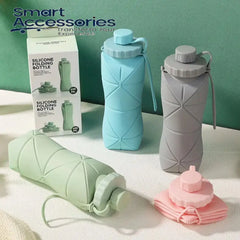 Silicone Foldable Water Bottle 600Ml