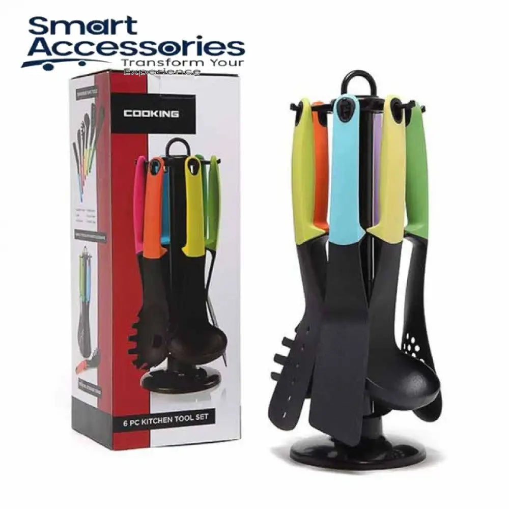 Silicone Heat Resistant Spatula Set (6 Pieces)