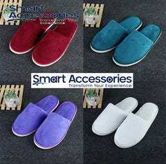 Soft Plush Cotton Cute Slippers Shoes Couple Unisex Non-Slip Floor Indoor Home Furry