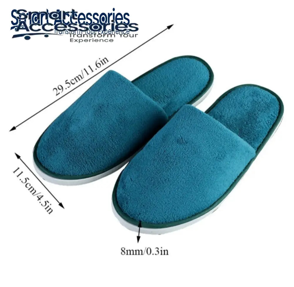 Soft Plush Cotton Cute Slippers Shoes Couple Unisex Non-Slip Floor Indoor Home Furry