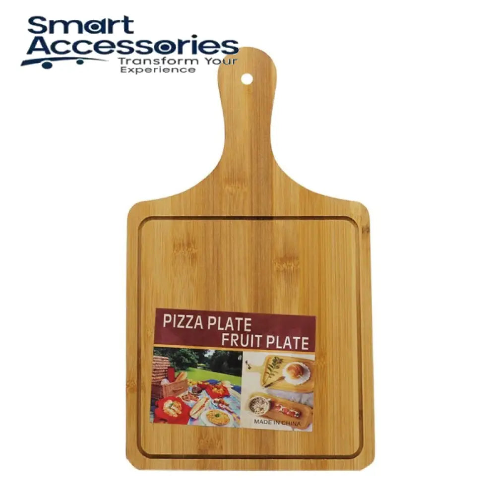 Square Wooden Pizza Serving Plate