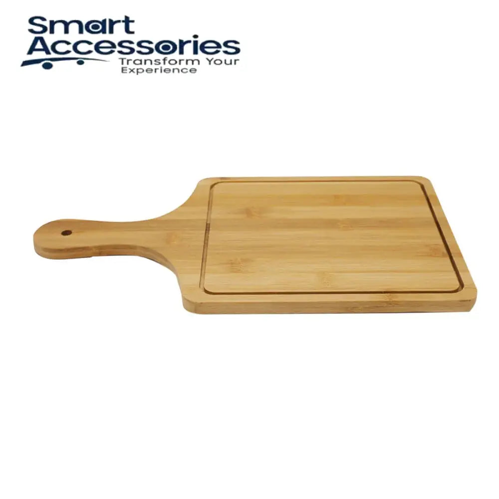 Square Wooden Pizza Serving Plate