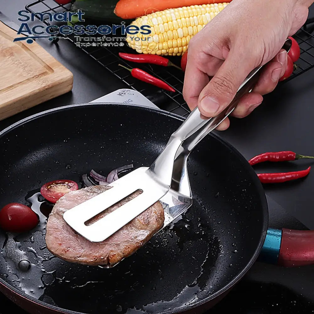 Stainless Steel Double Sided Frying Fish Spatula