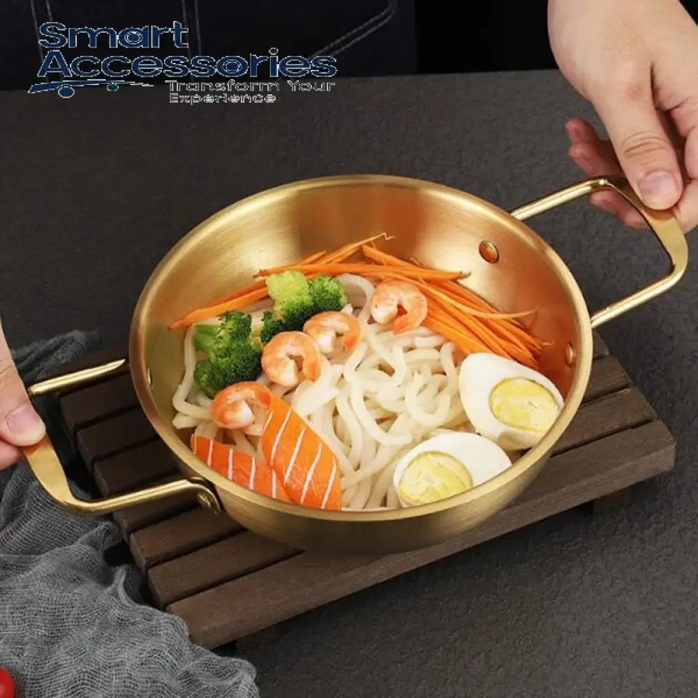 Stainless Steel Golden Wok