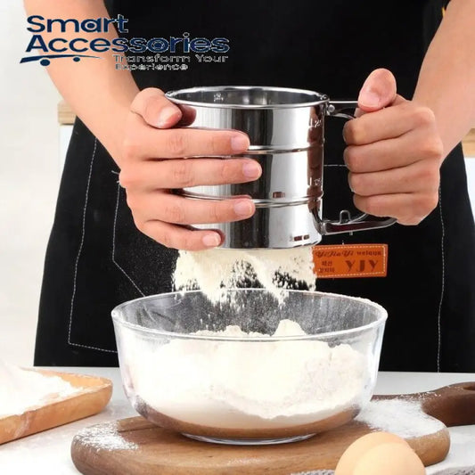 Stainless Steel Sieve Cup Flour Sifter.