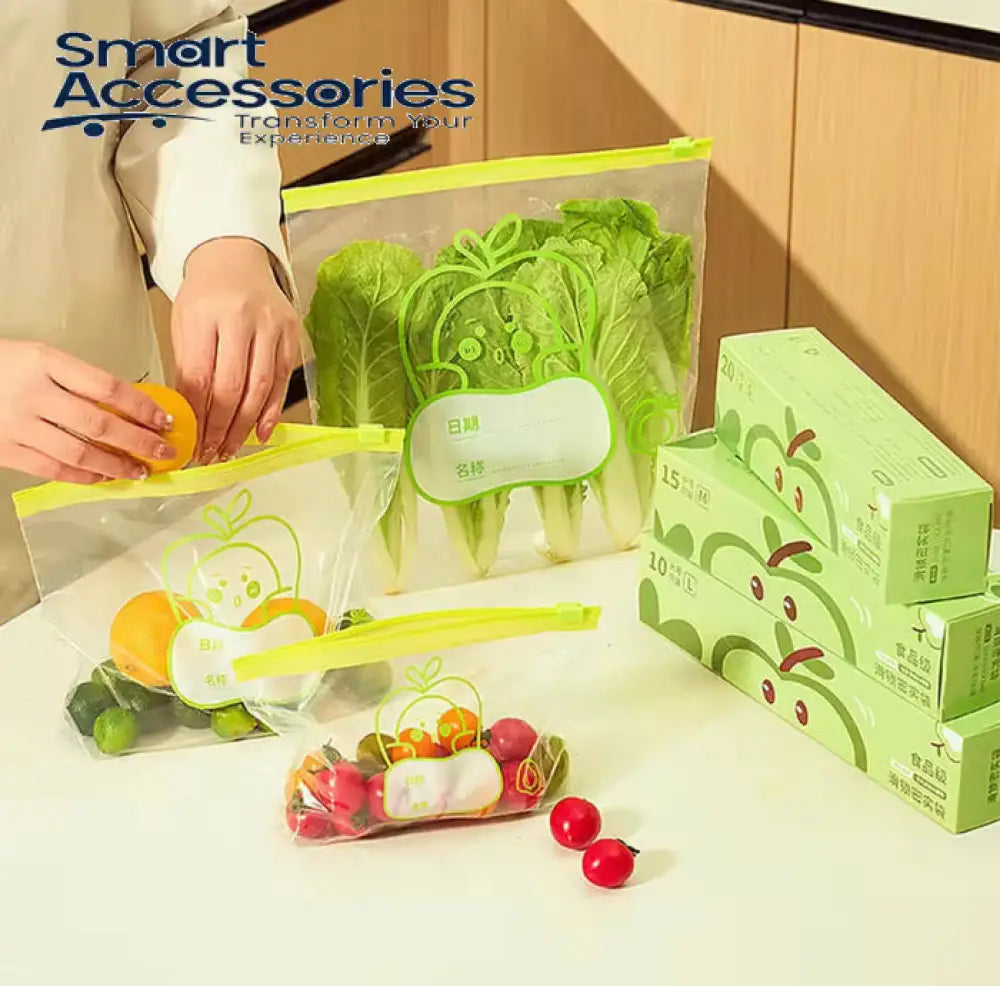 Tranparent Reusable Food-Grade Storage Bag