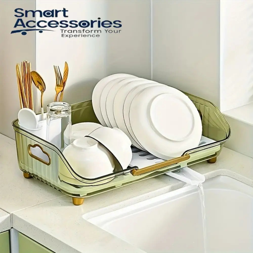 Transparent Acrylic Dish Drainer Rack – Smart Accessories PK