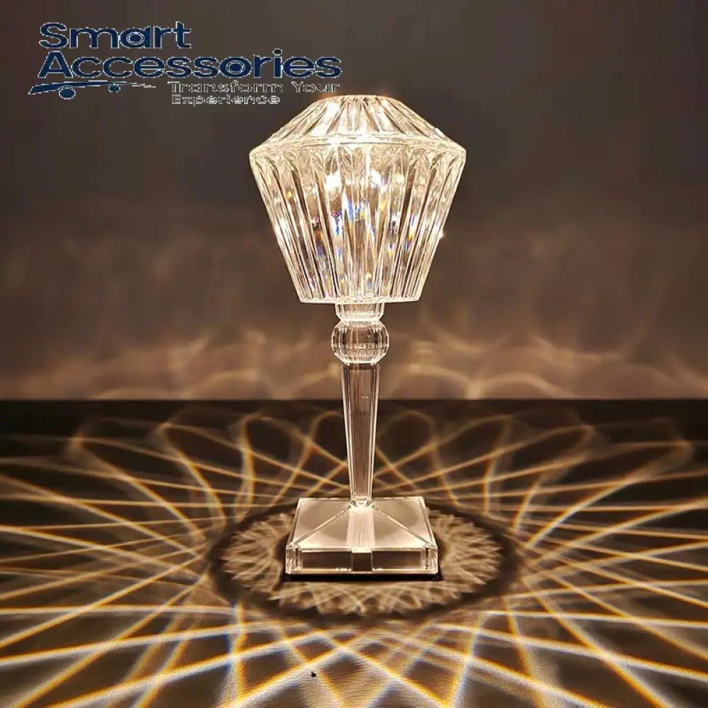 Usb Charging Touch Lamp Crystal Led Diamond Light Remote Control
