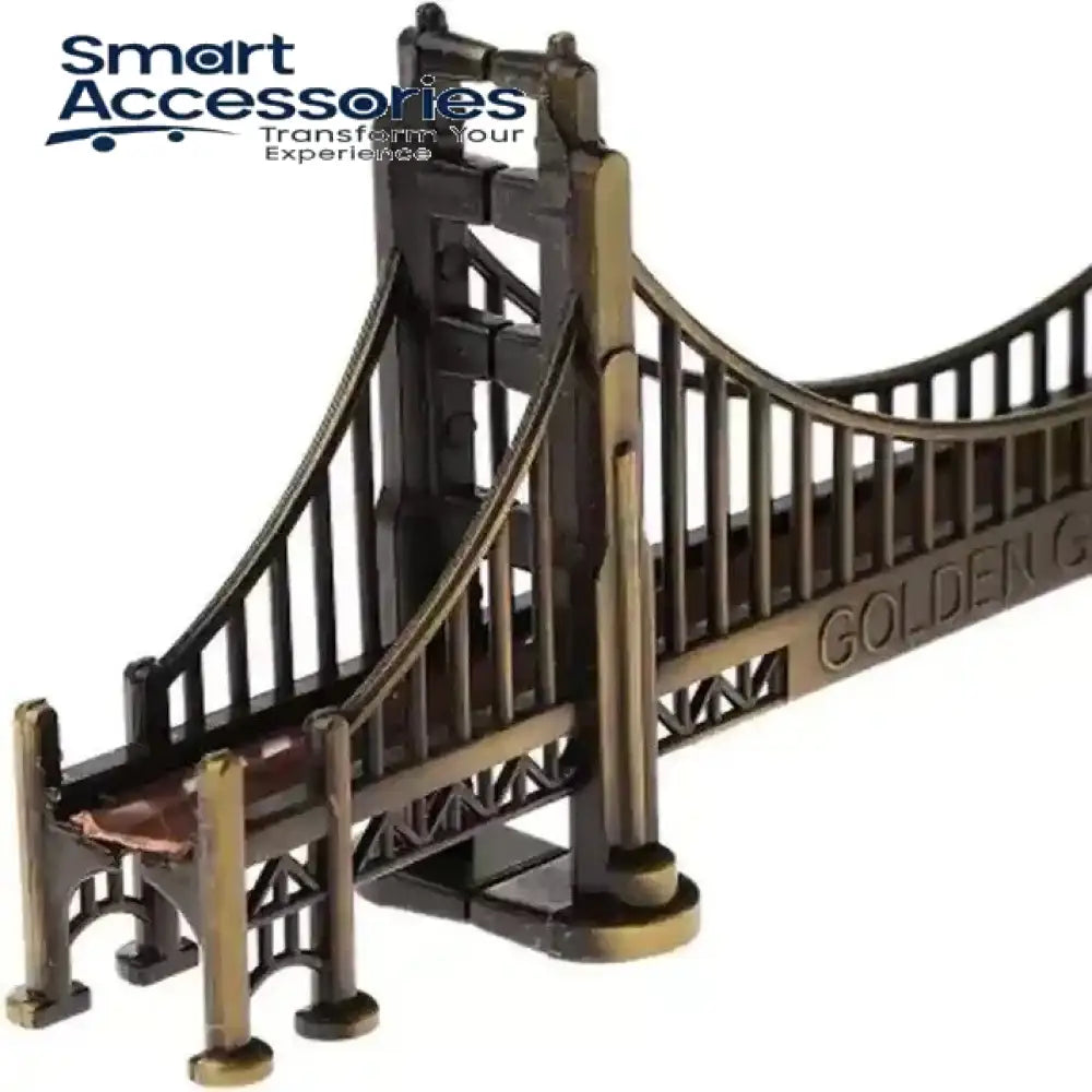 Vintage Metal Golden Gate Bridge Decor