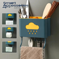 Wall Mounted Cutlery Drainer Rack