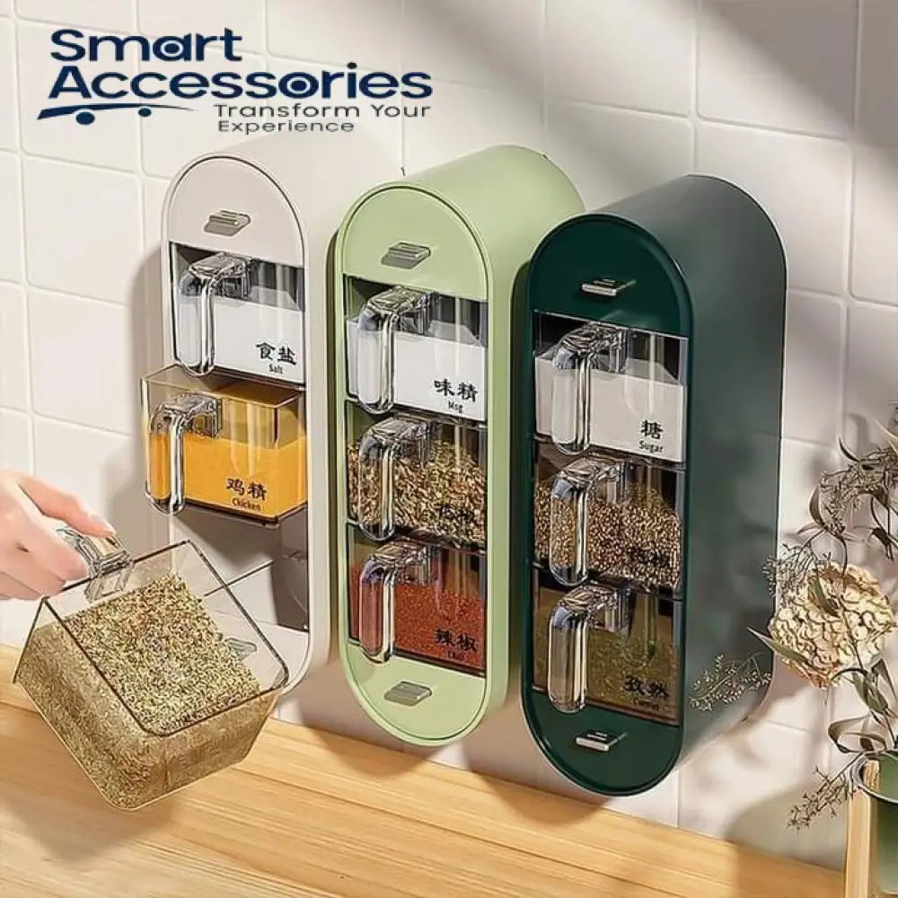 Wall Mounted Spice Jar