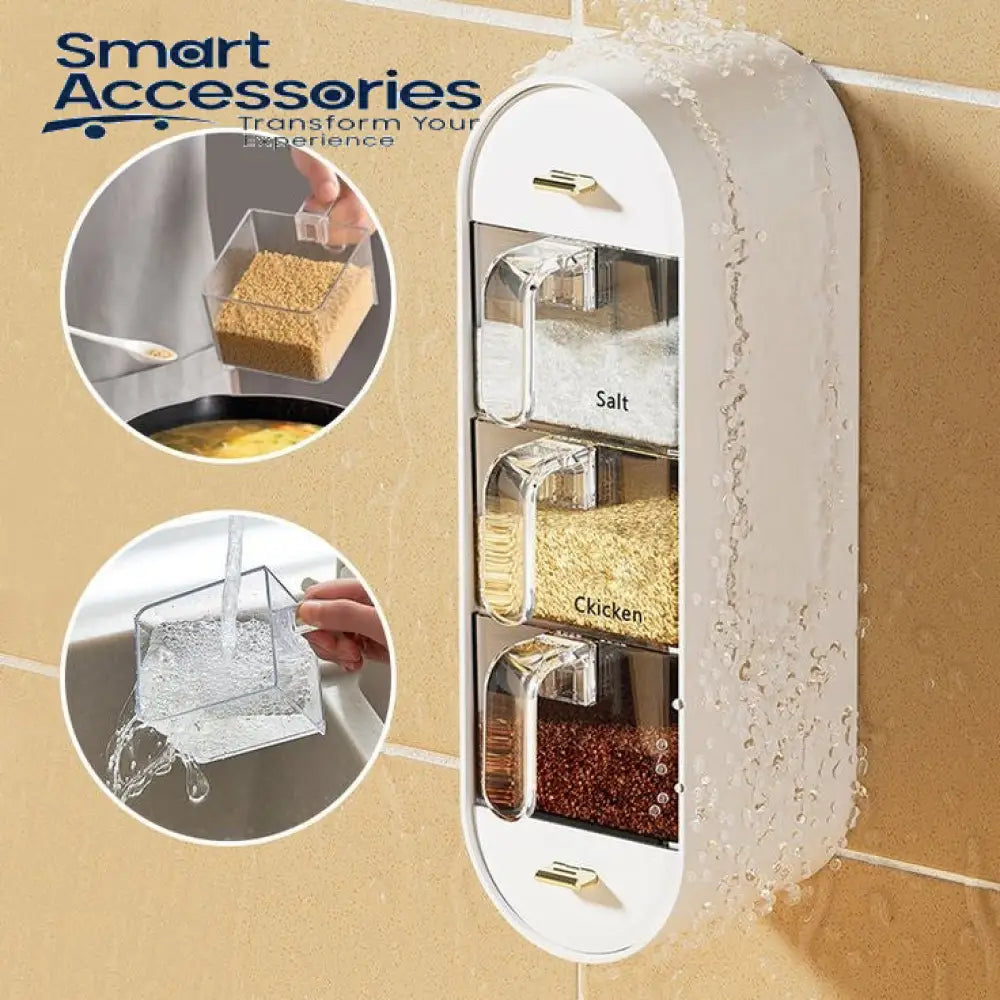 Wall Mounted Spice Jar