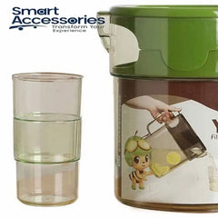 Water Set Plastic 4 Pcs Glass With Jug 2500Ml