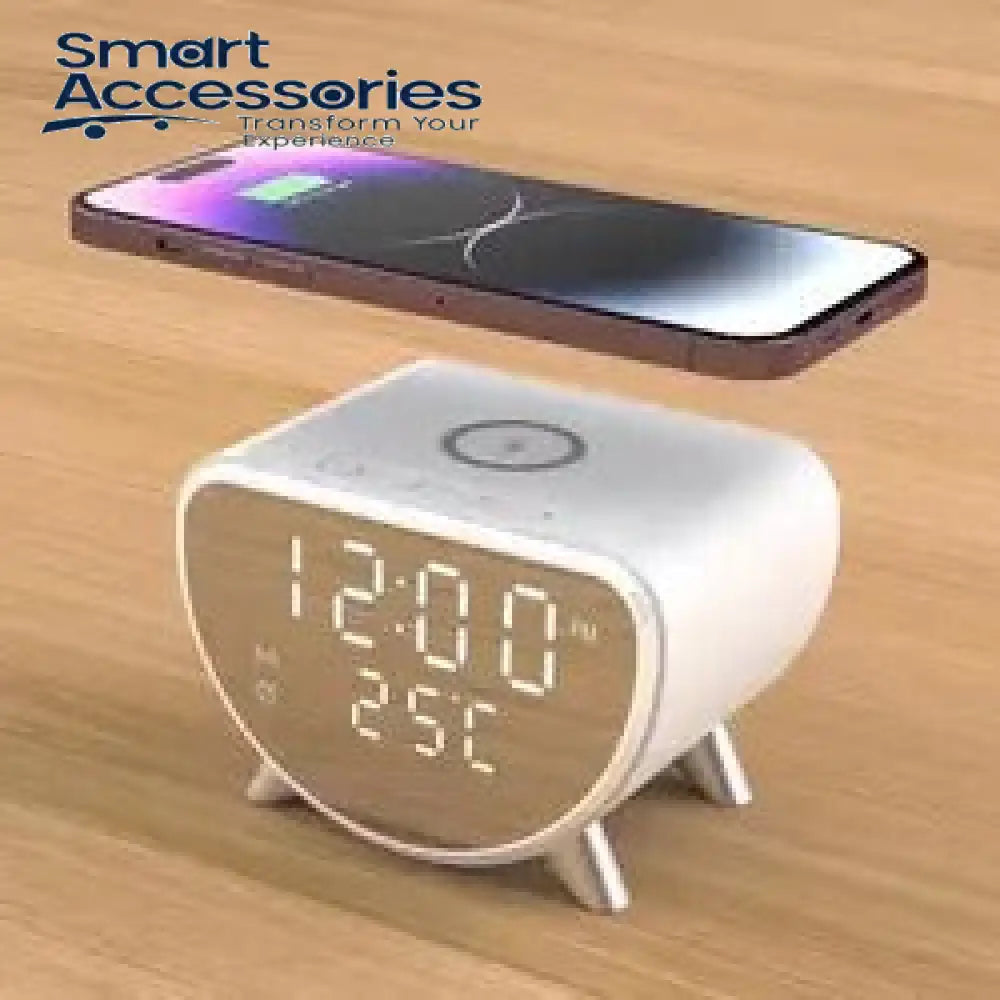 Wireless Charger Clock Led Digital Alarm