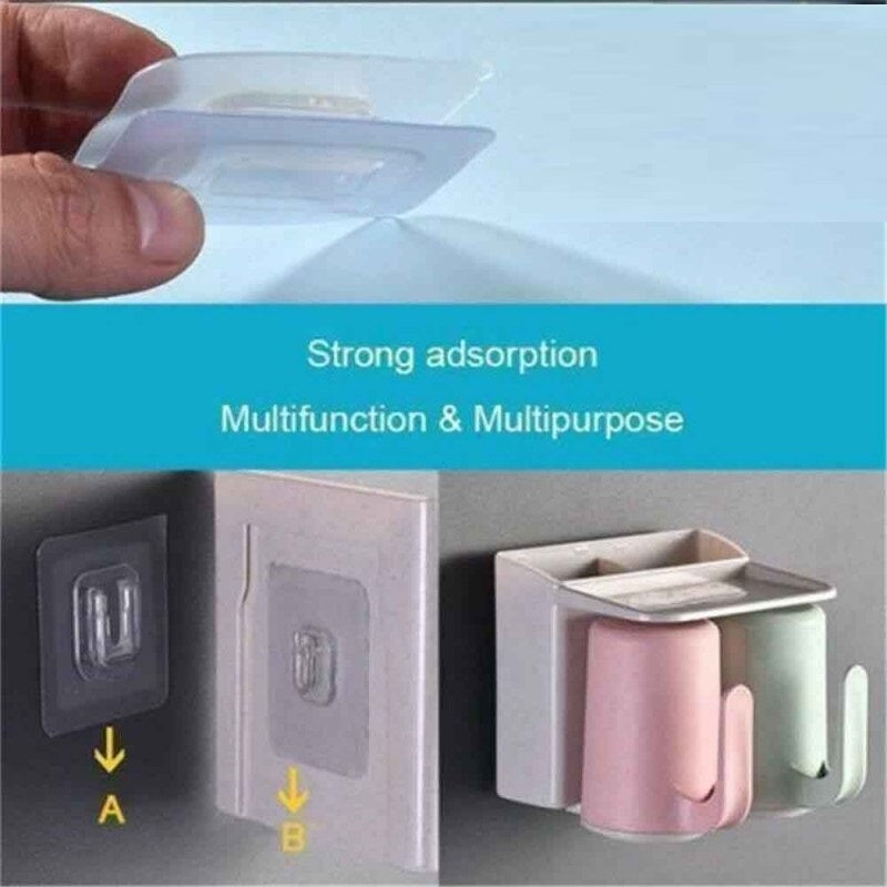 5 Pc Double-Sided Adhesive Wall Hooks