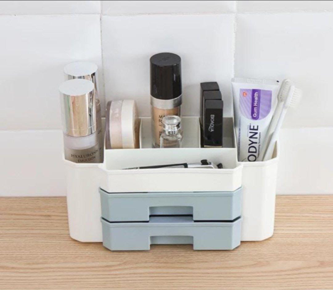 Makeup Organizer Plastic Cosmetics Box