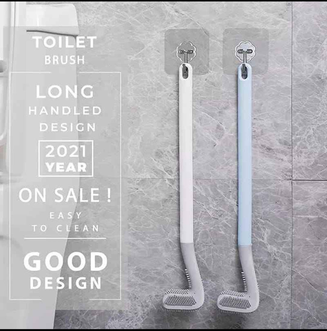 Silicone 360° Cleaning Golf Toilet Brush
